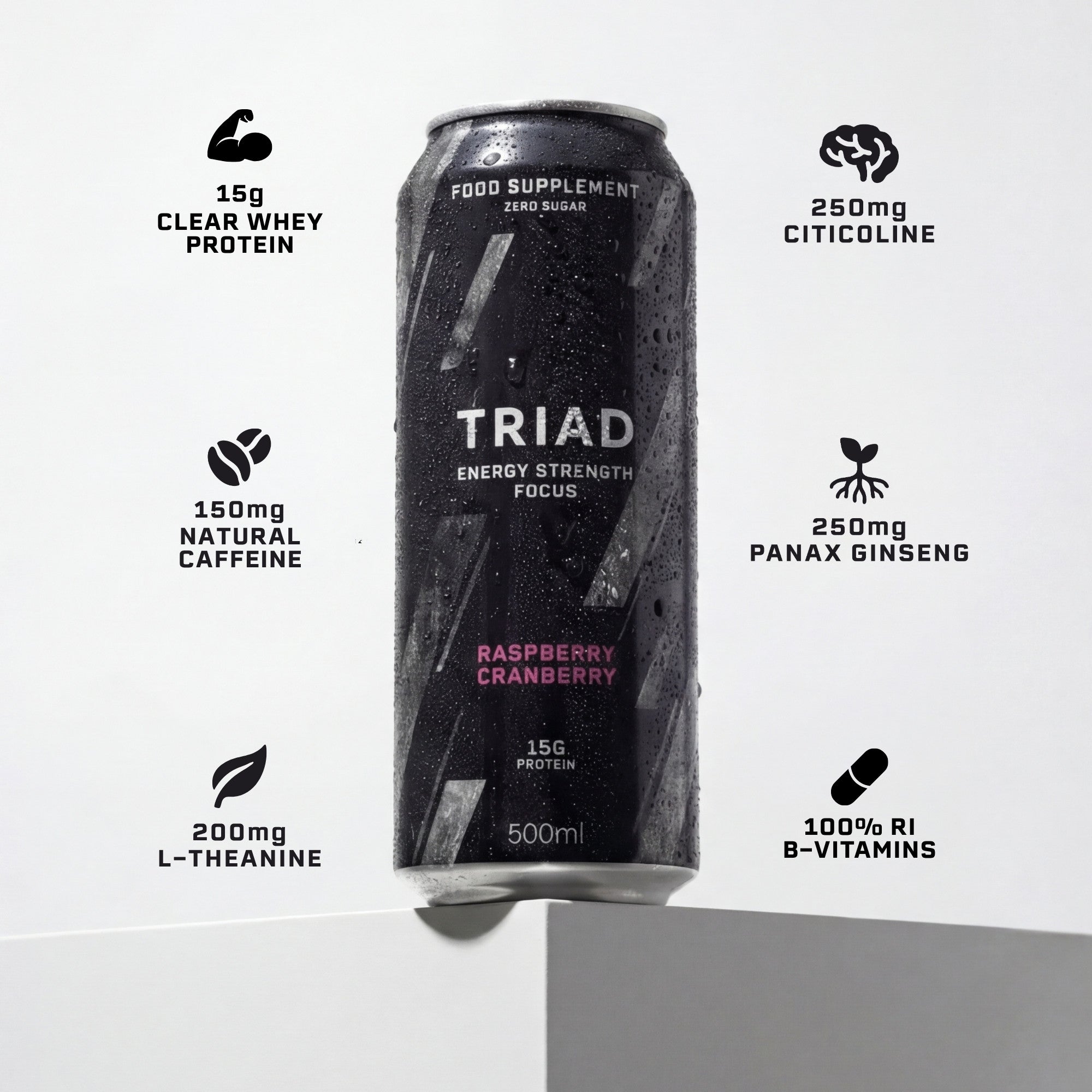 TRIAD - Raspberry Cranberry (12 Pack)