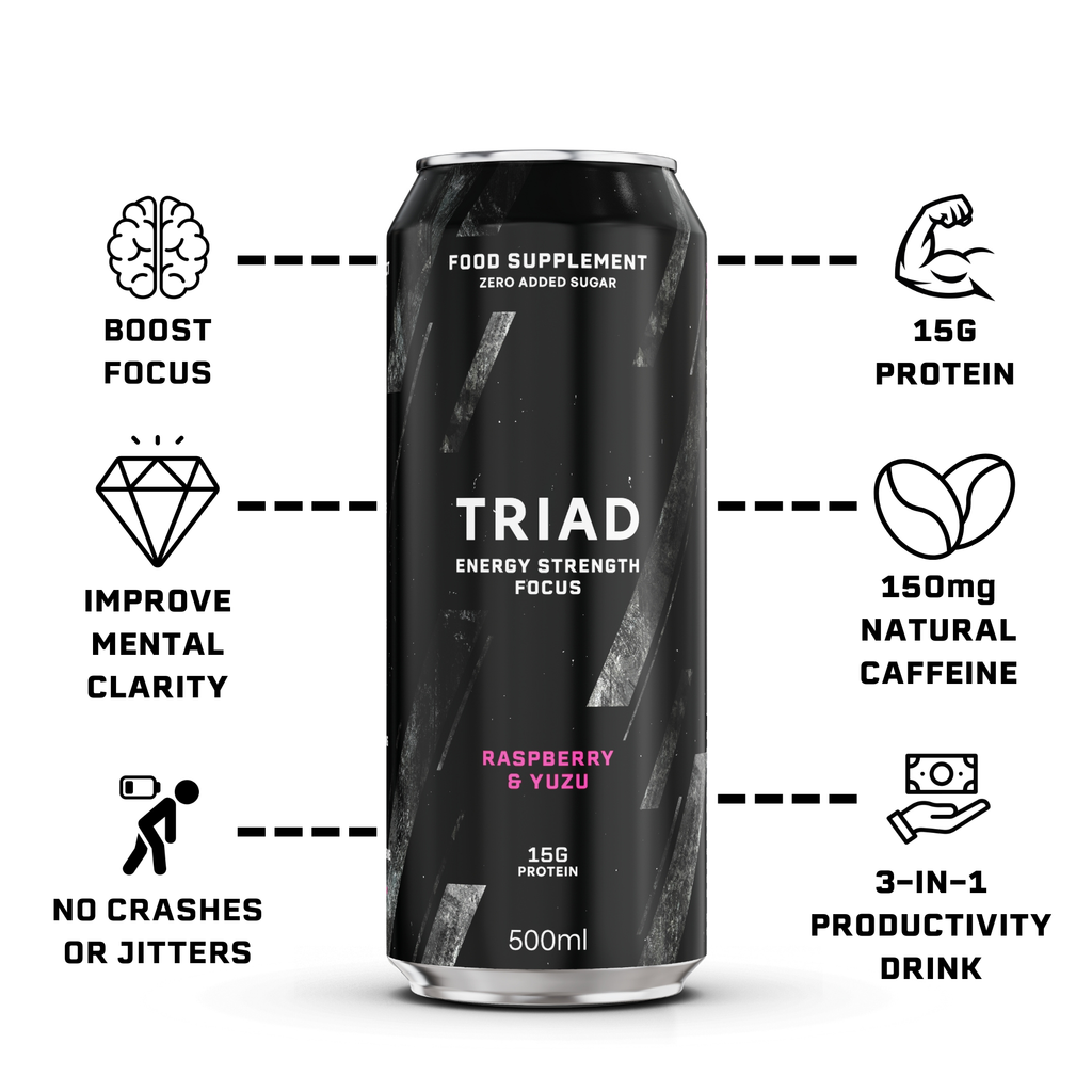 Three-in-One Productivity Drink - Raspberry & Yuzu